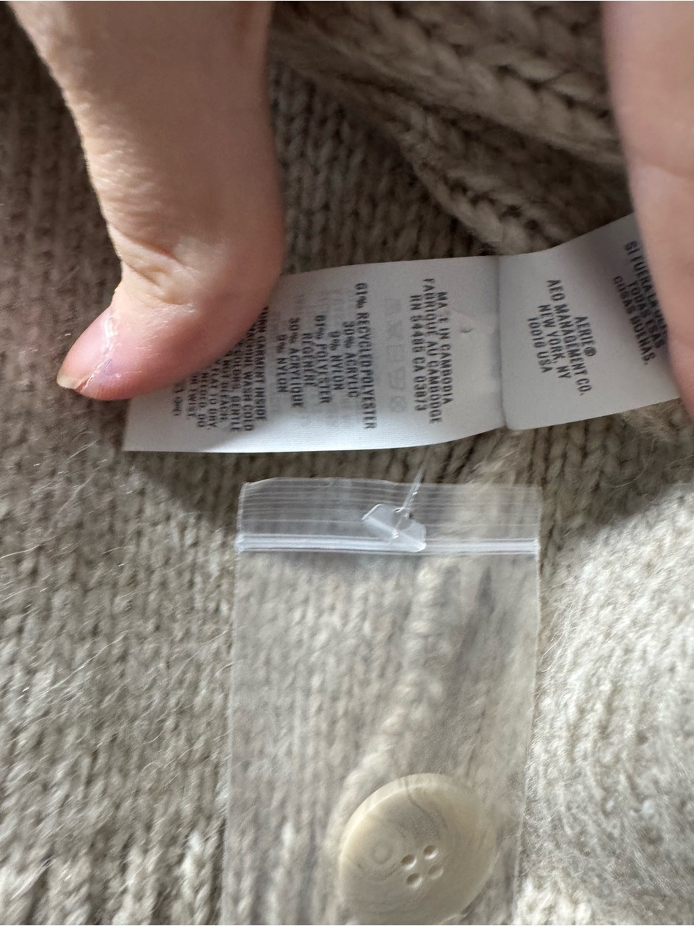 Aerie Classic Cardigan NWT - Picture 6 of 7